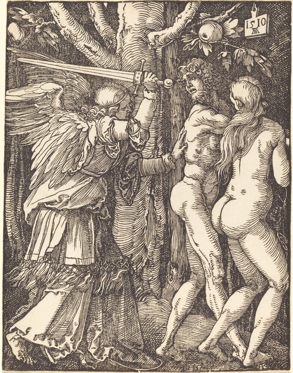 The Expulsion from Paradise by Albrecht Dürer