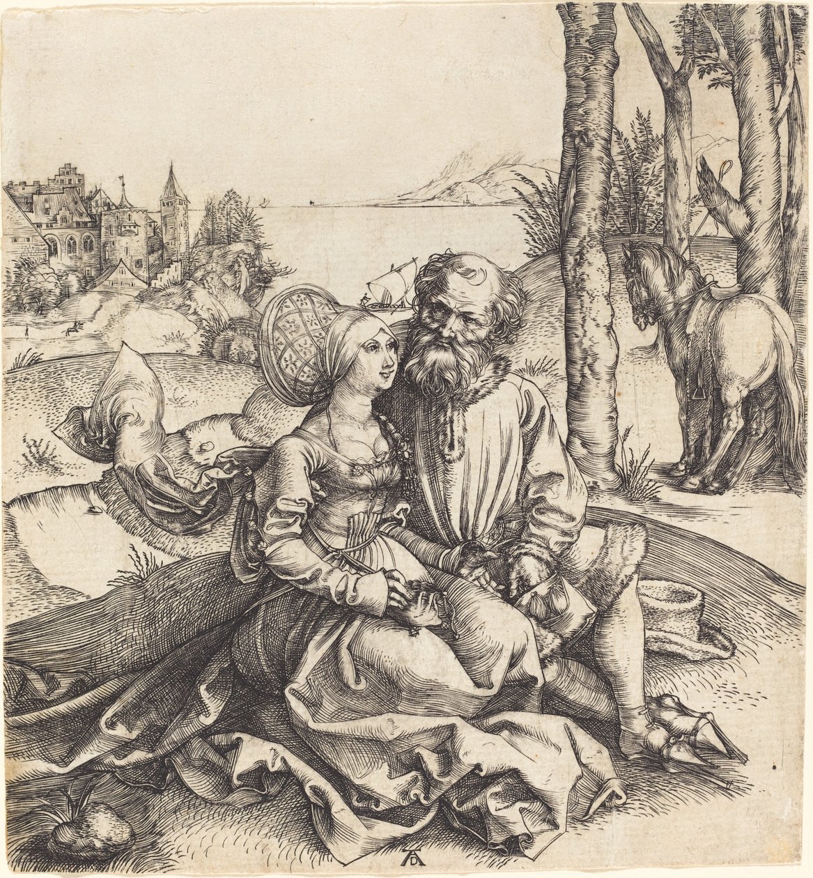The Ill-Assorted Couple by Albrecht Dürer
