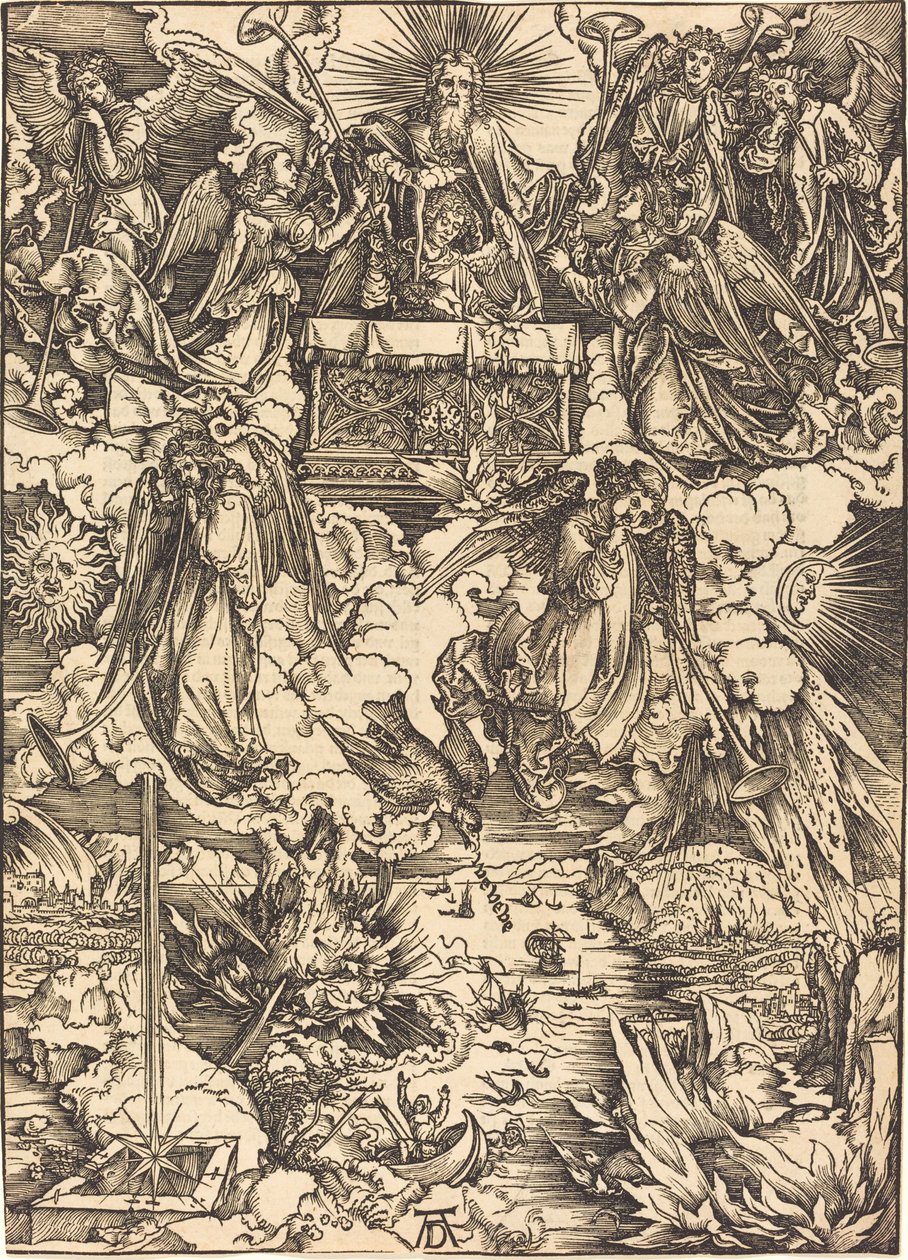 The Seven Angels with the Trumpets by Albrecht Dürer