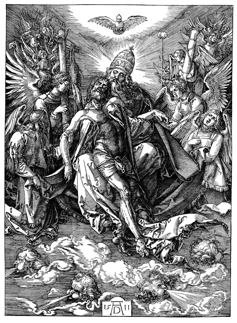 The Trinity The Throne of Grace by Albrecht Dürer