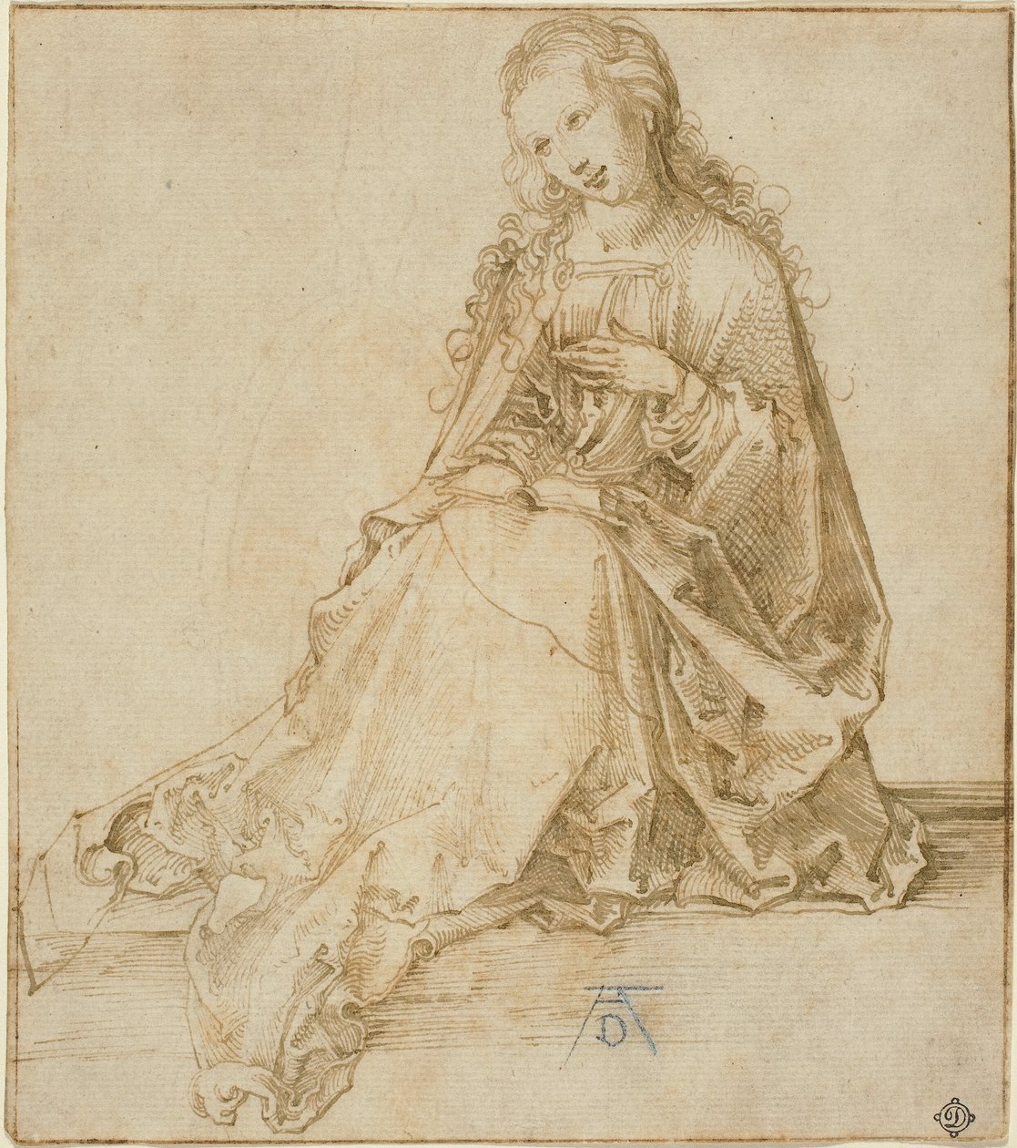 The Virgin Annunciate by Albrecht Dürer