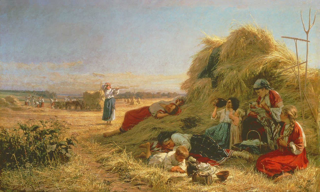 Work in the Fields by Aleksandr Pavlovich Bryullov