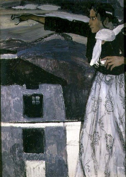 Woman in Grey by Aleksandr Jakovlevic Golovin