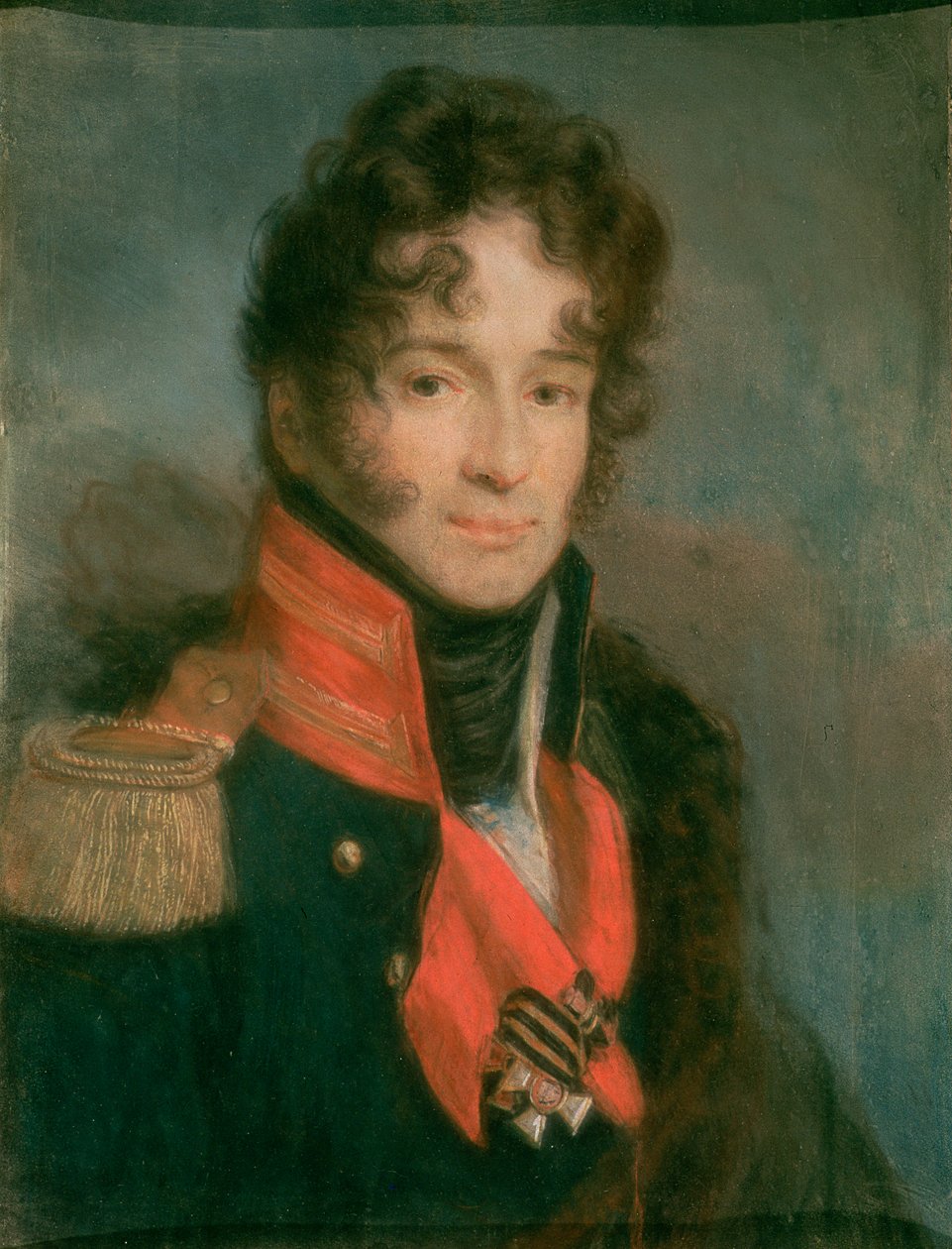 Portrait of Pyotr Alexandrovich Chicherin by Aleksei Gavrilovich Venetsianov