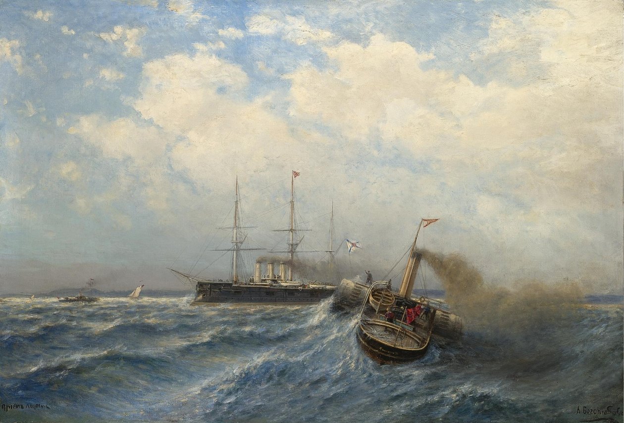 Pilot Boarding by Aleksei Petrovich Bogolyubov