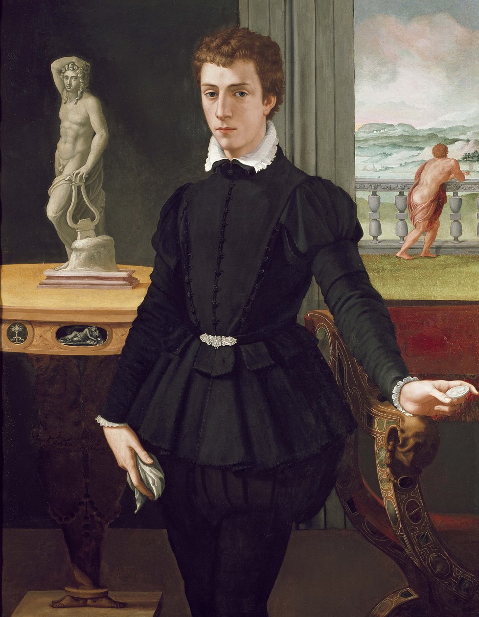 Portrait of a Young Man, post 1560 by Alessandro Allori