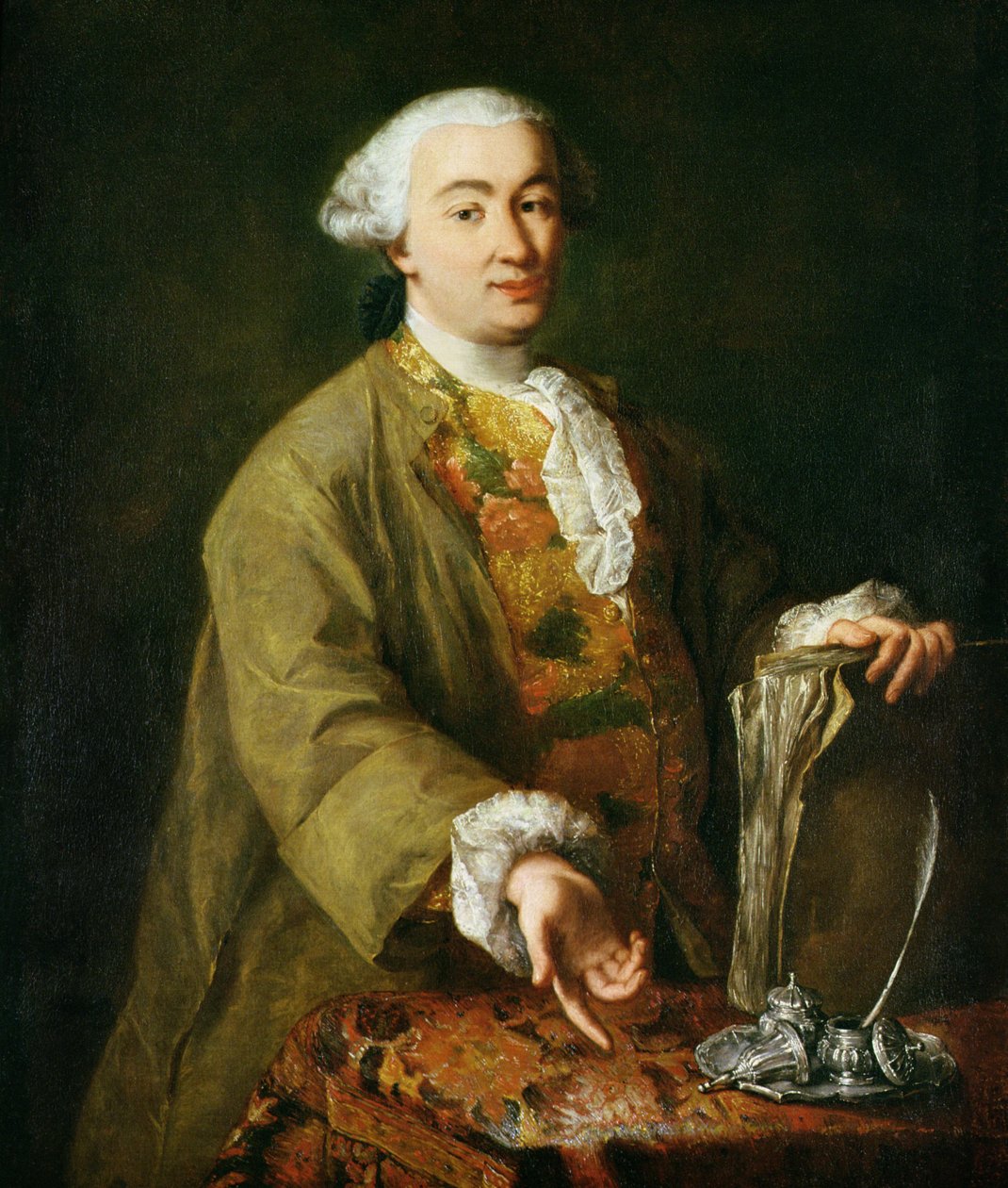 Portrait of Carlo Goldoni by Alessandro Longhi