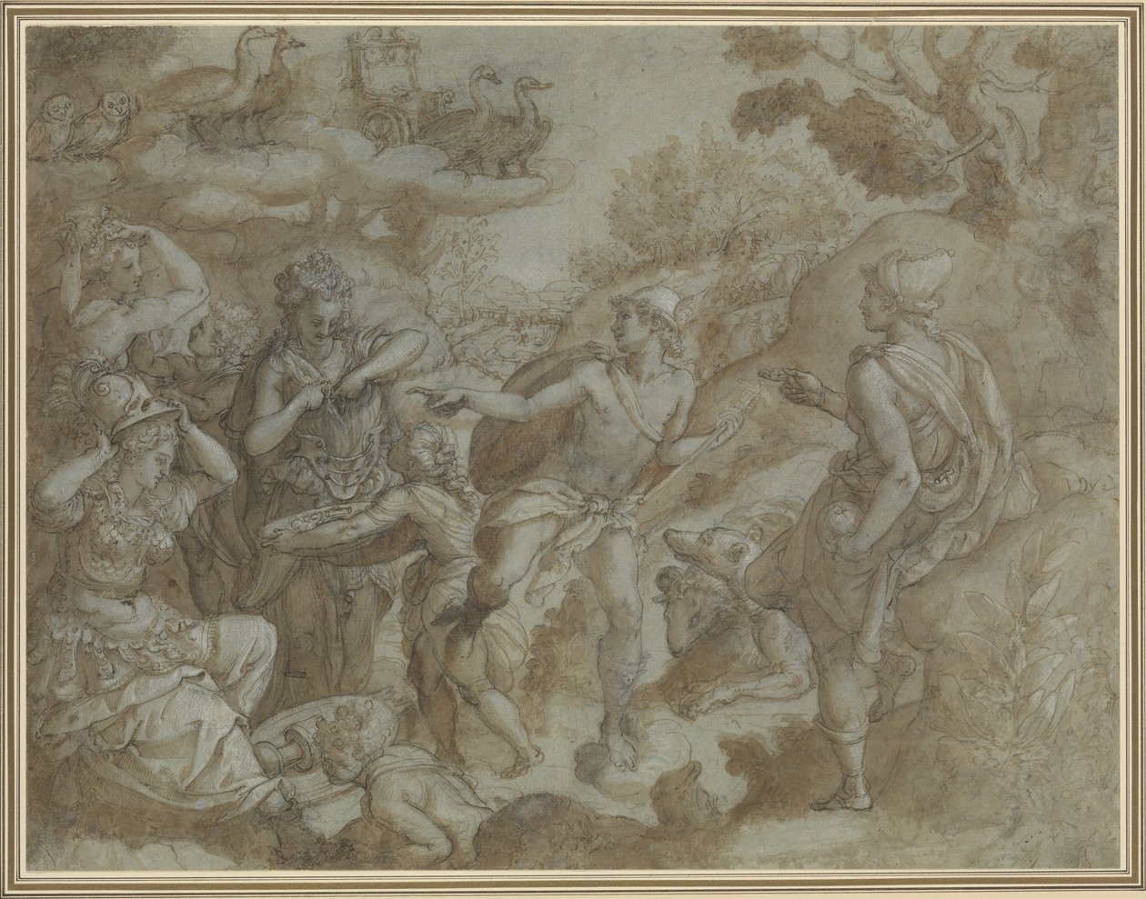 The Judgment of Paris by Alessandro Allori