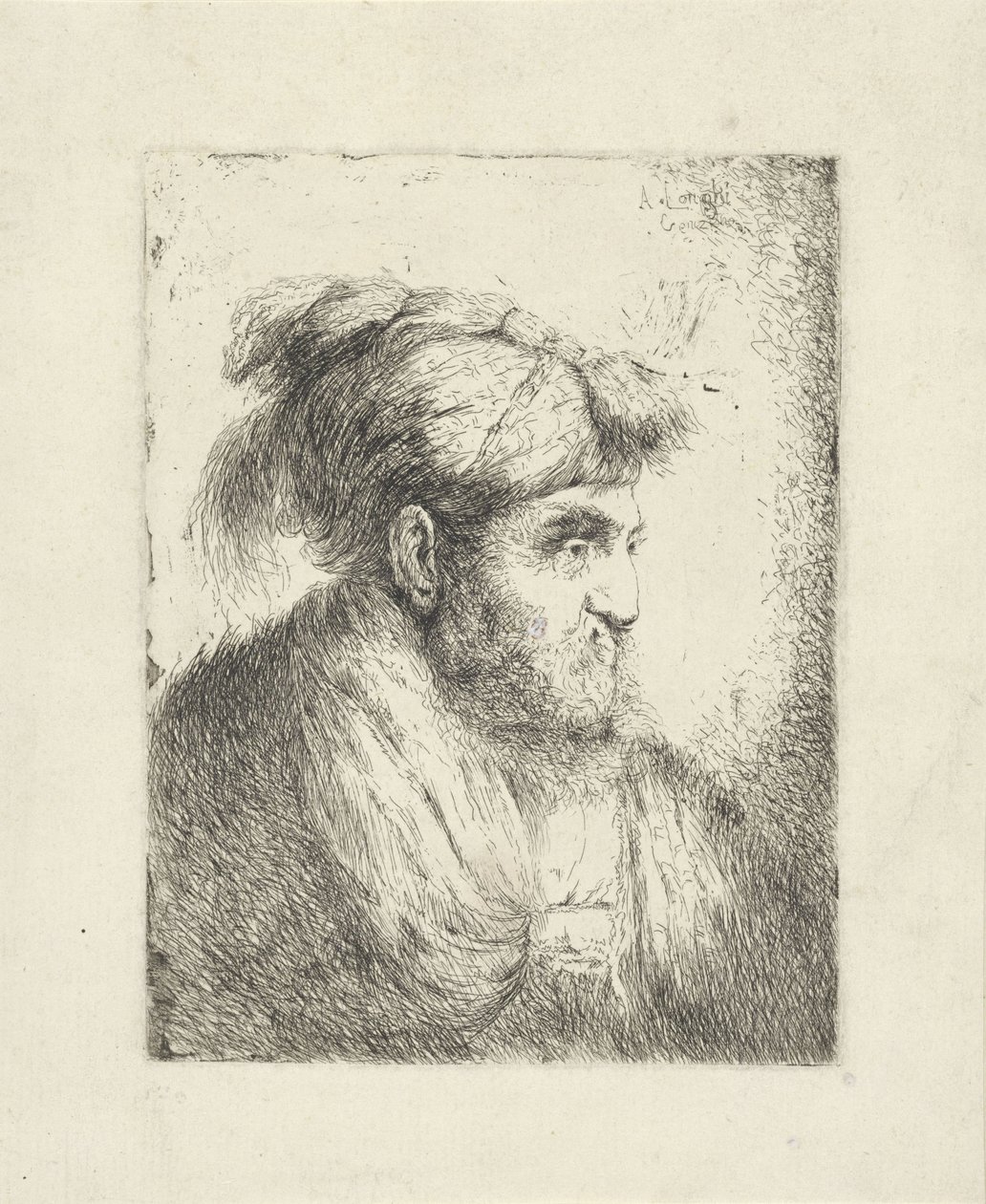 Man with Turban by Alessandro Longhi