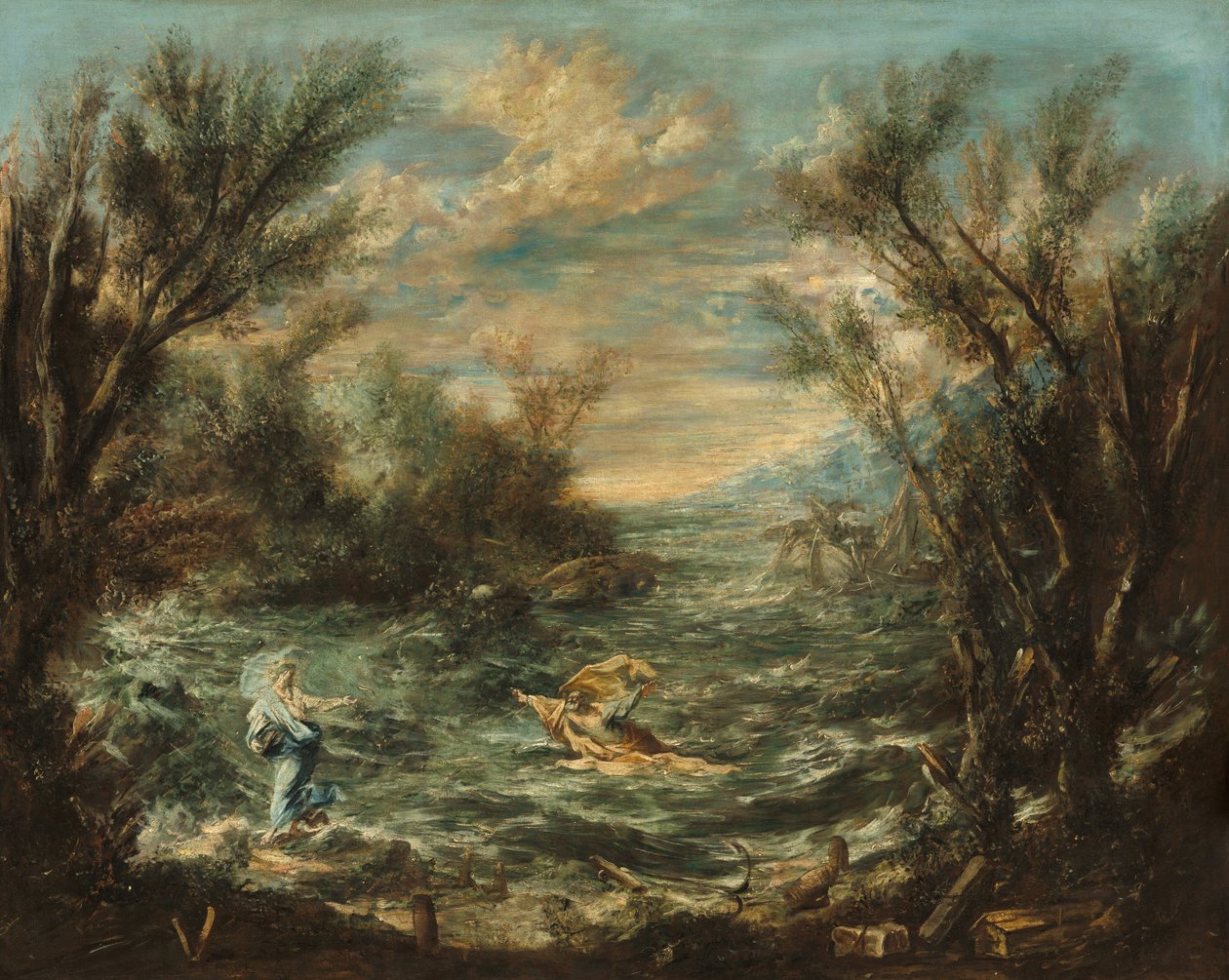Christ at the Sea of Galilee by Alessandro Magnasco