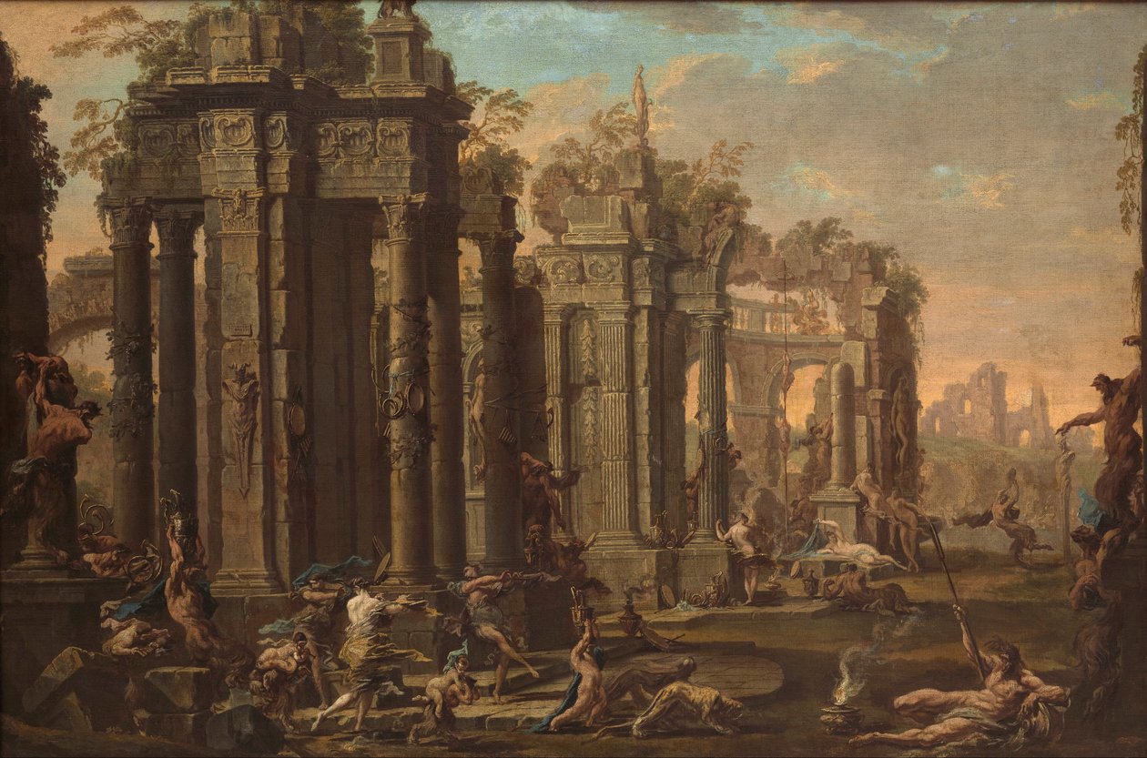Bacchanal by Alessandro Magnasco and Clemente Spera