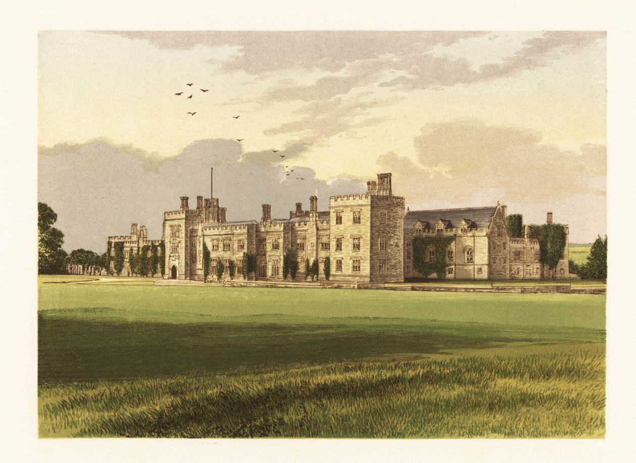 Penshurst Castle, Kent, England by Alexander Francis (after) Lydon