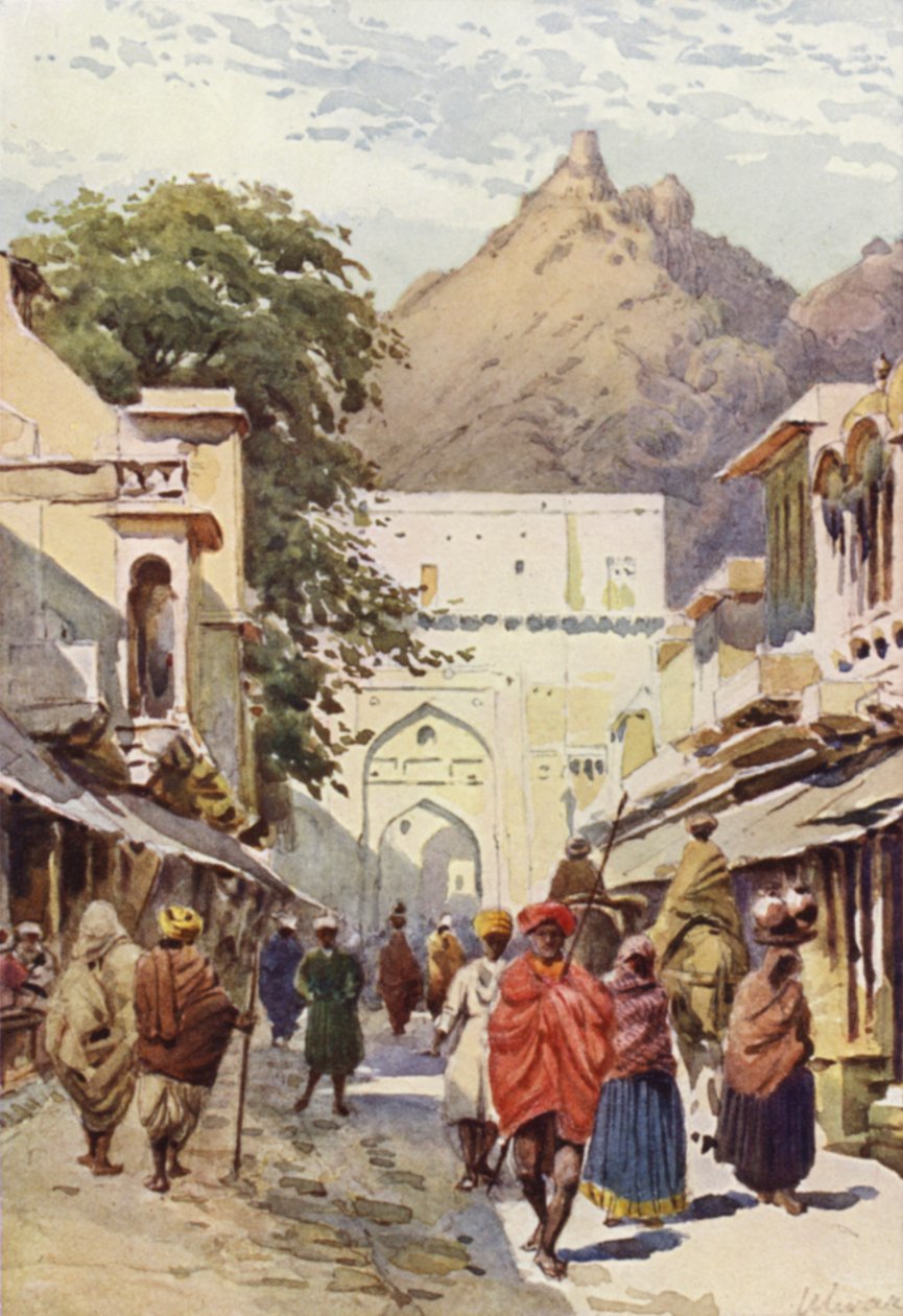 The Main Street of Alwar by Alexander Henry Hallam Murray