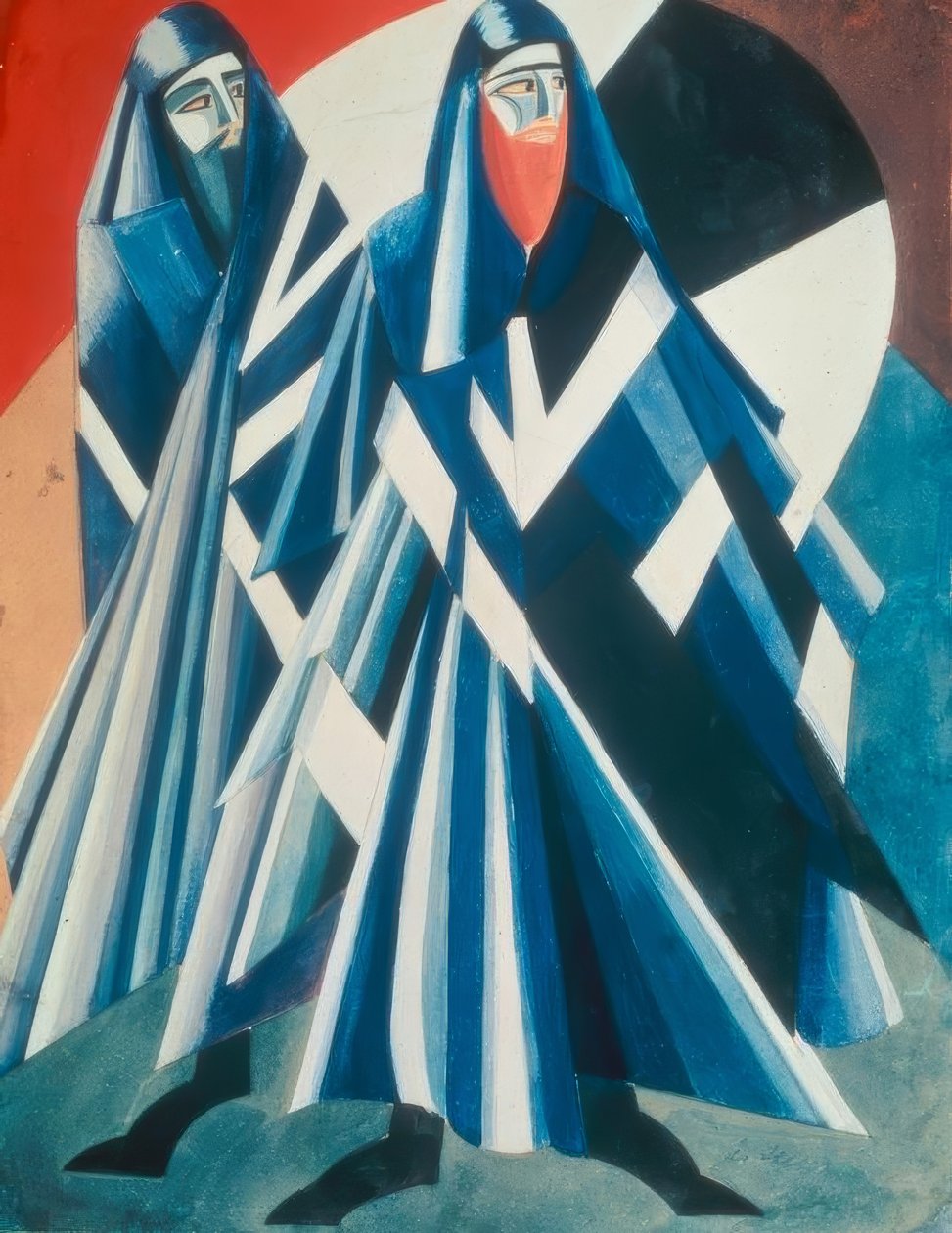 Figures of Two Jews by Alexandra Alexandrowna Exter