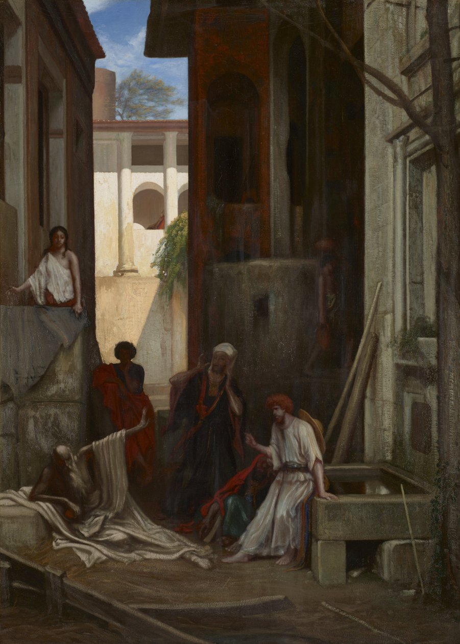 Job and His Friends by Alexandre Gabriel Decamps