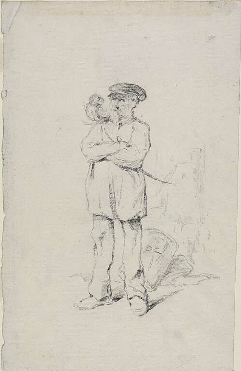 Sailor with a Monkey by Alexandre Gabriel Decamps