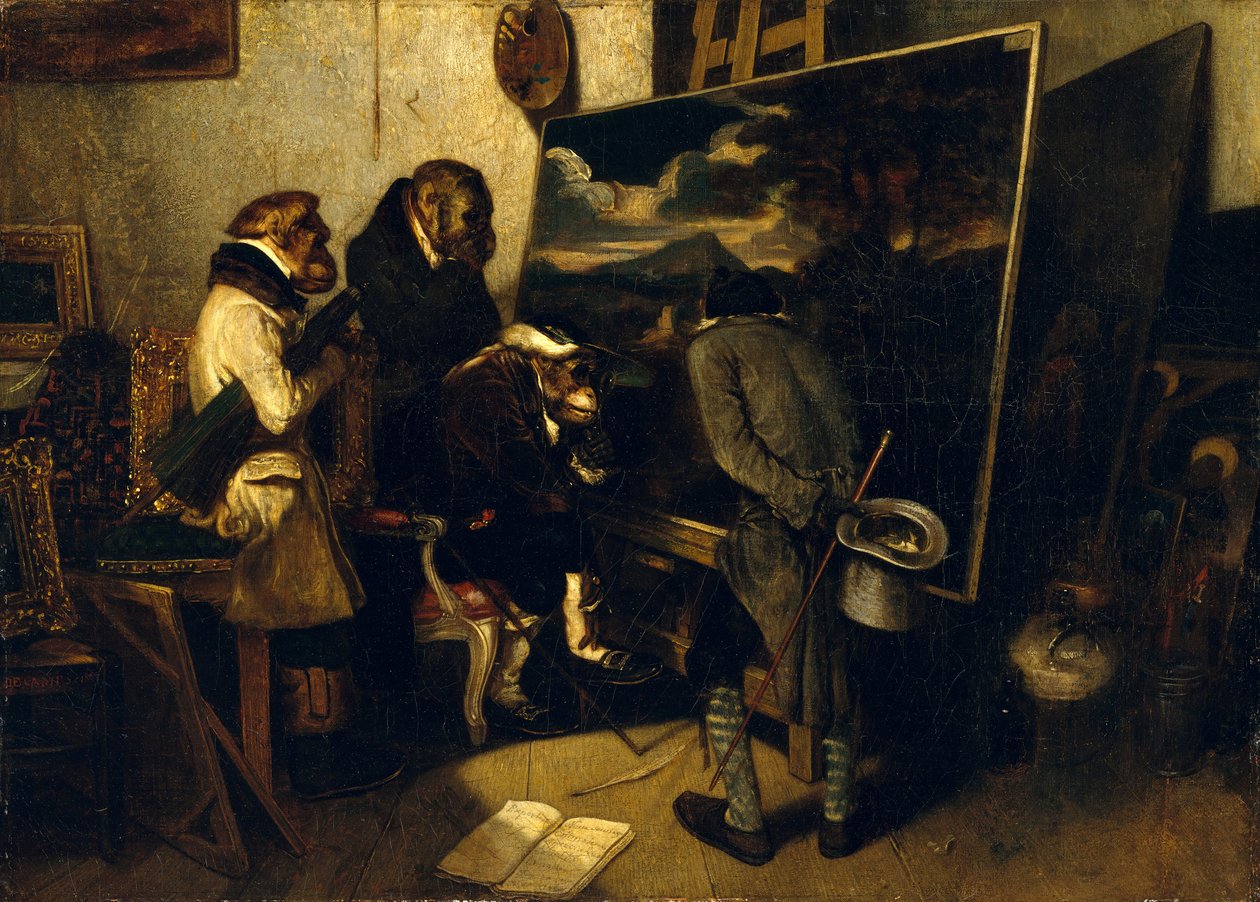 The Experts by Alexandre Gabriel Decamps