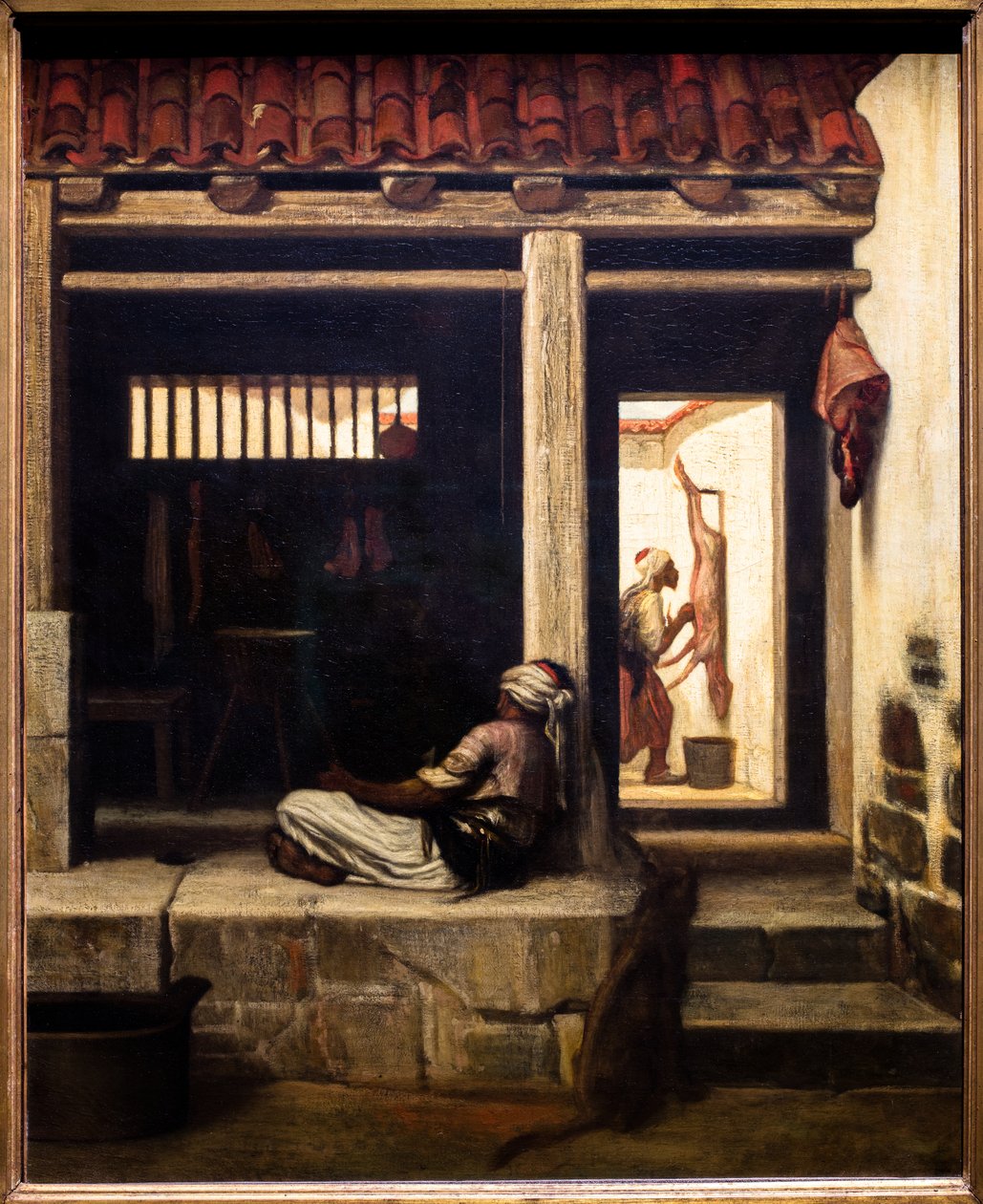 The Turkish Butcher by Alexandre Gabriel Decamps