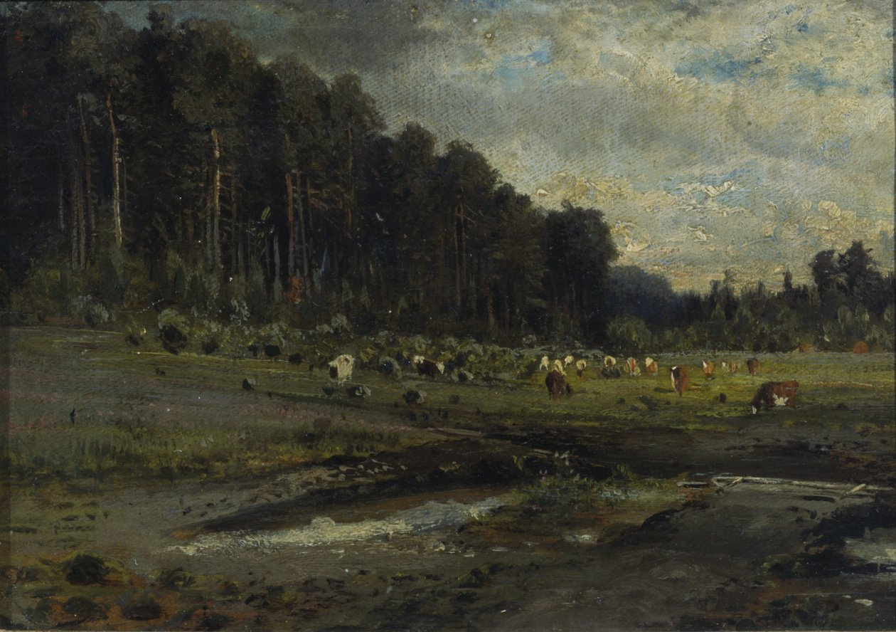 Elk Island in Sokolniki by Alexei Kondratyevich Savrasov