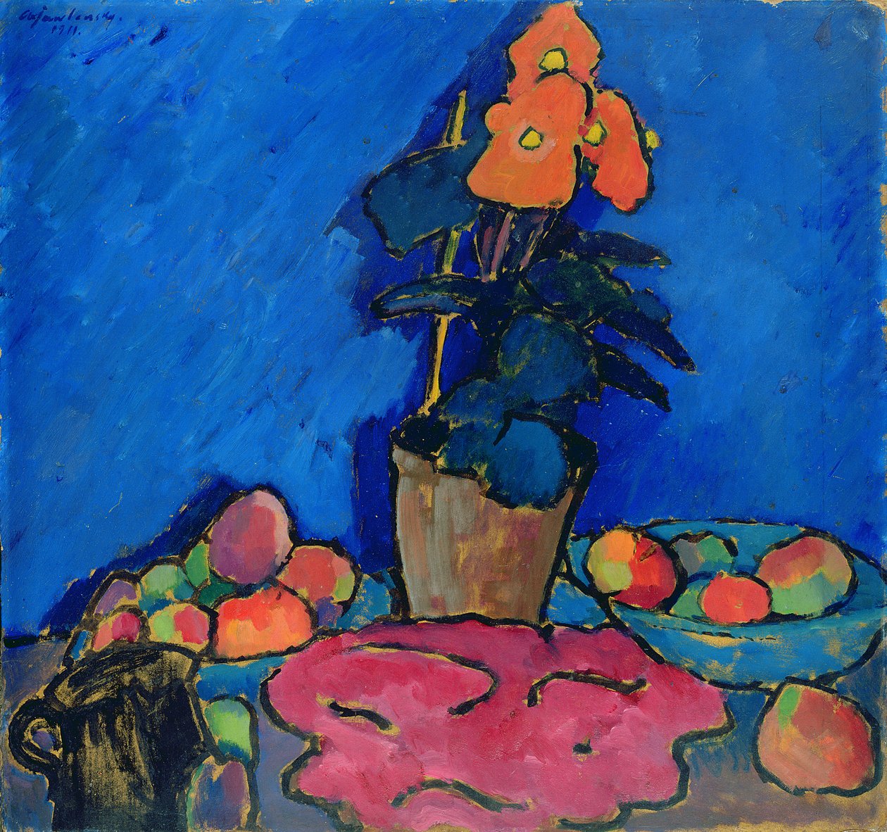 Still Life with Begonia, 1911 by Alexej von Jawlensky