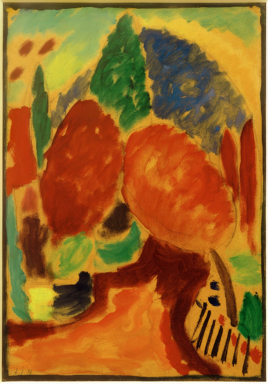 Variation: The Orange Path by Alexej von Jawlensky