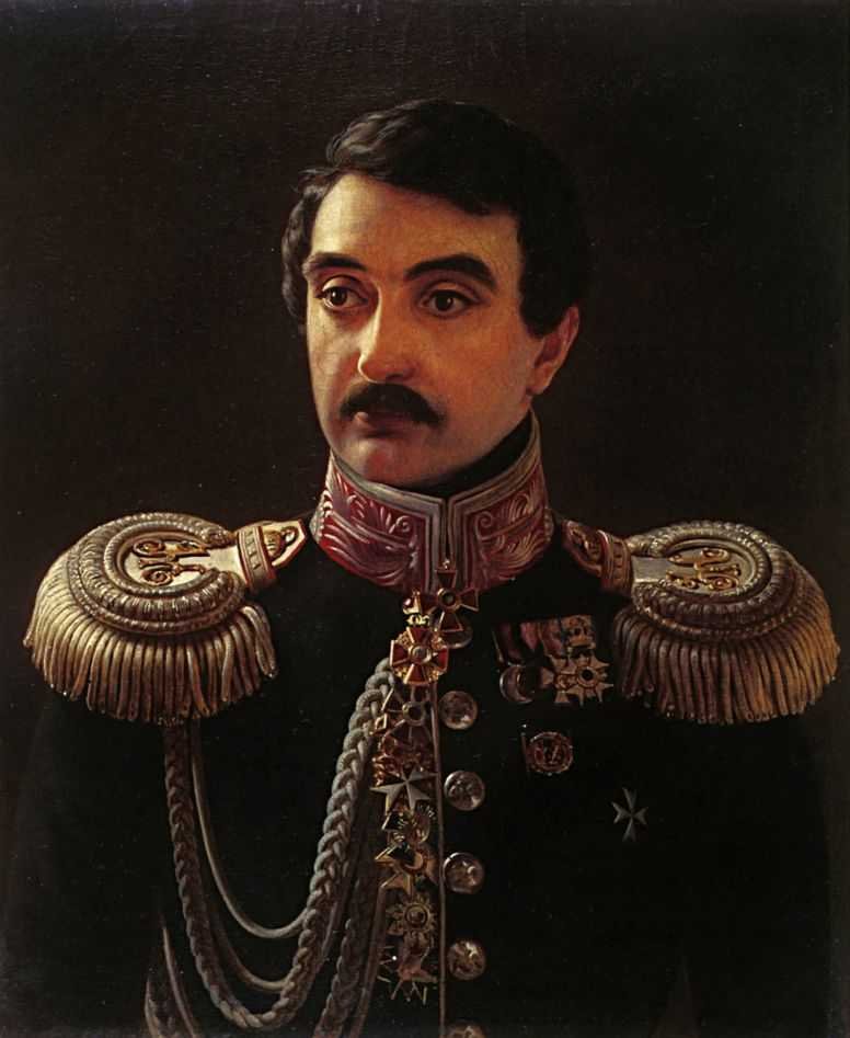 Portrait of the Composer Alexis Lvov 1798-1870 by Alexei Vasilievich Tyranov