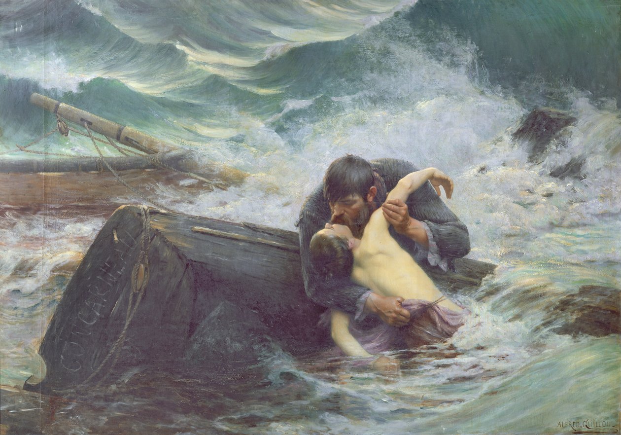 Adieu (1892) by Alfred Guillou