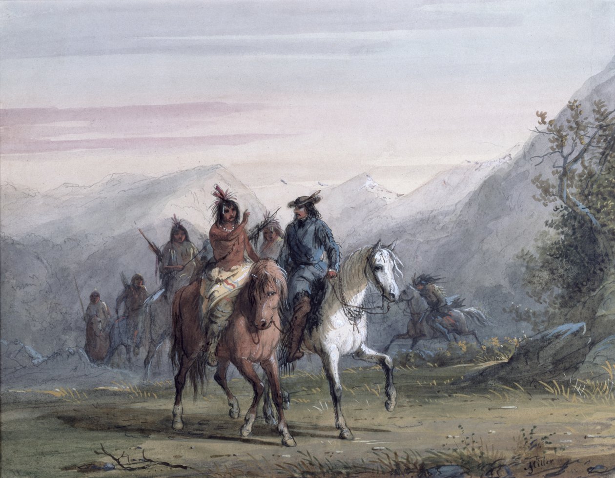 Conversing by Signs by Alfred Jacob Miller