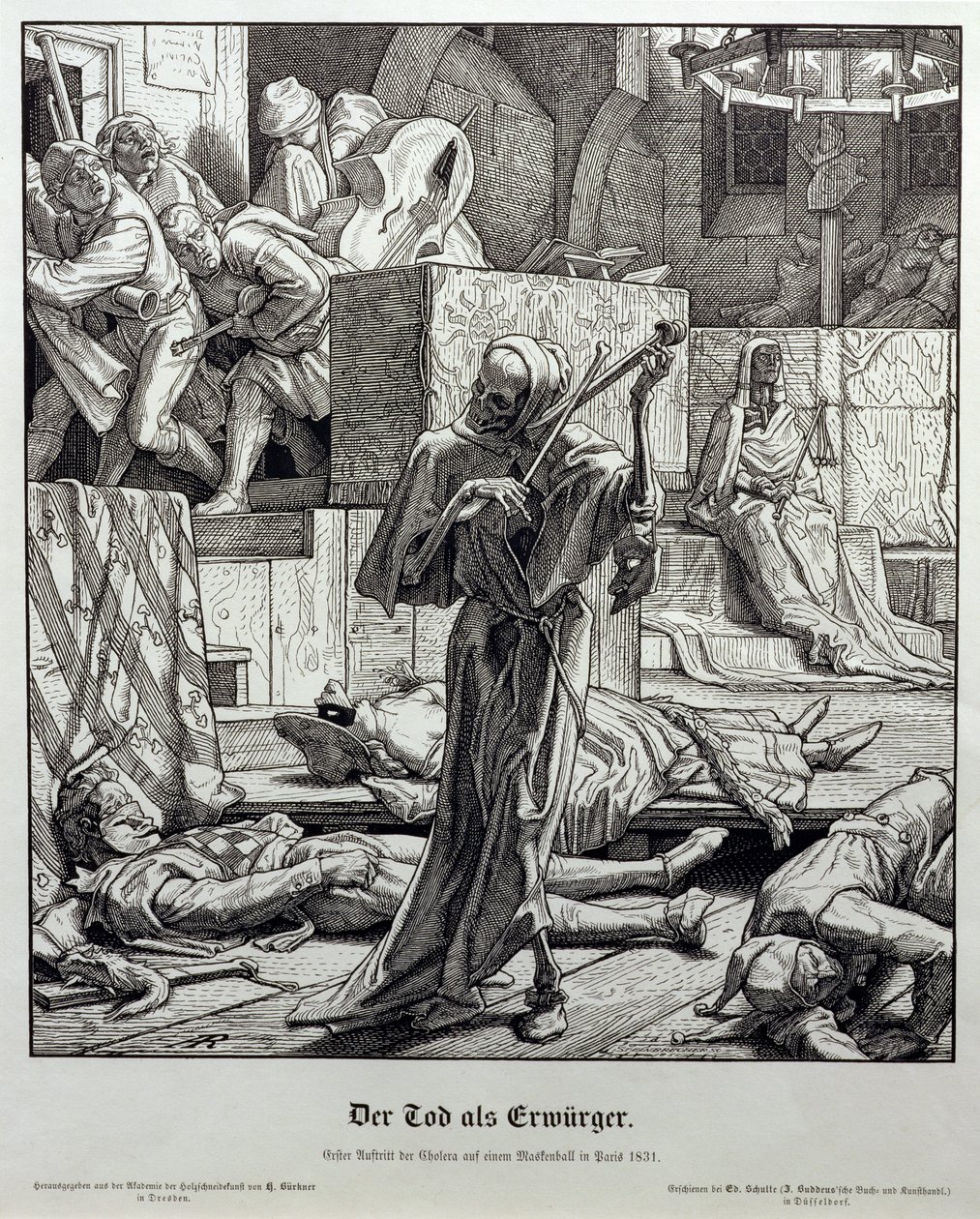 Death as Assassin, 1851 by Alfred Rethel