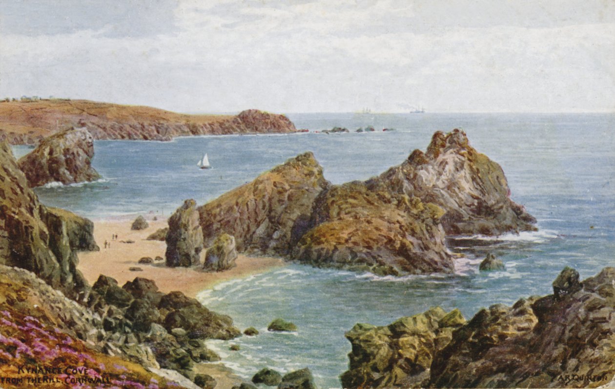 Kynance Cove, Therill, Cornwall by Alfred Robert Quinton