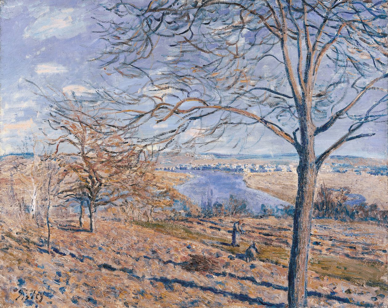 Banks of the Loing by Alfred Sisley