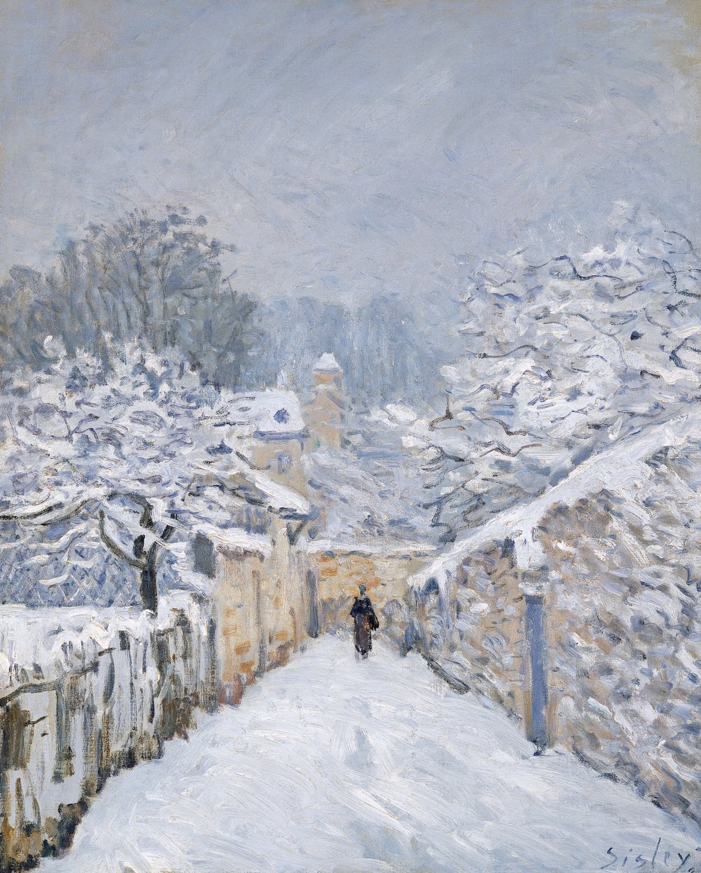 Snow at Louveciennes, 1878 by Alfred Sisley