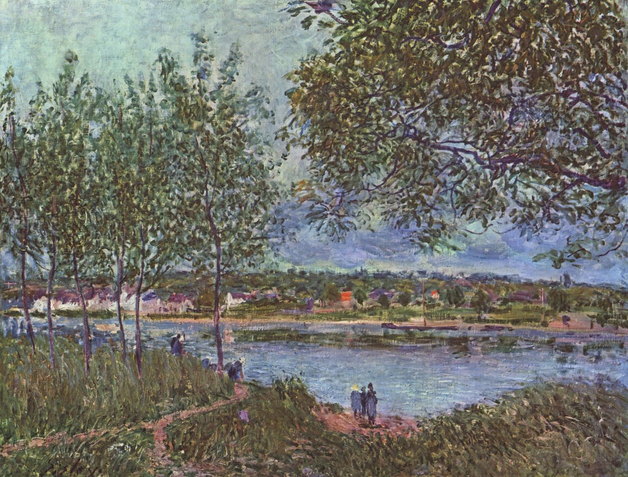 Path of the Old Ferry by Alfred Sisley