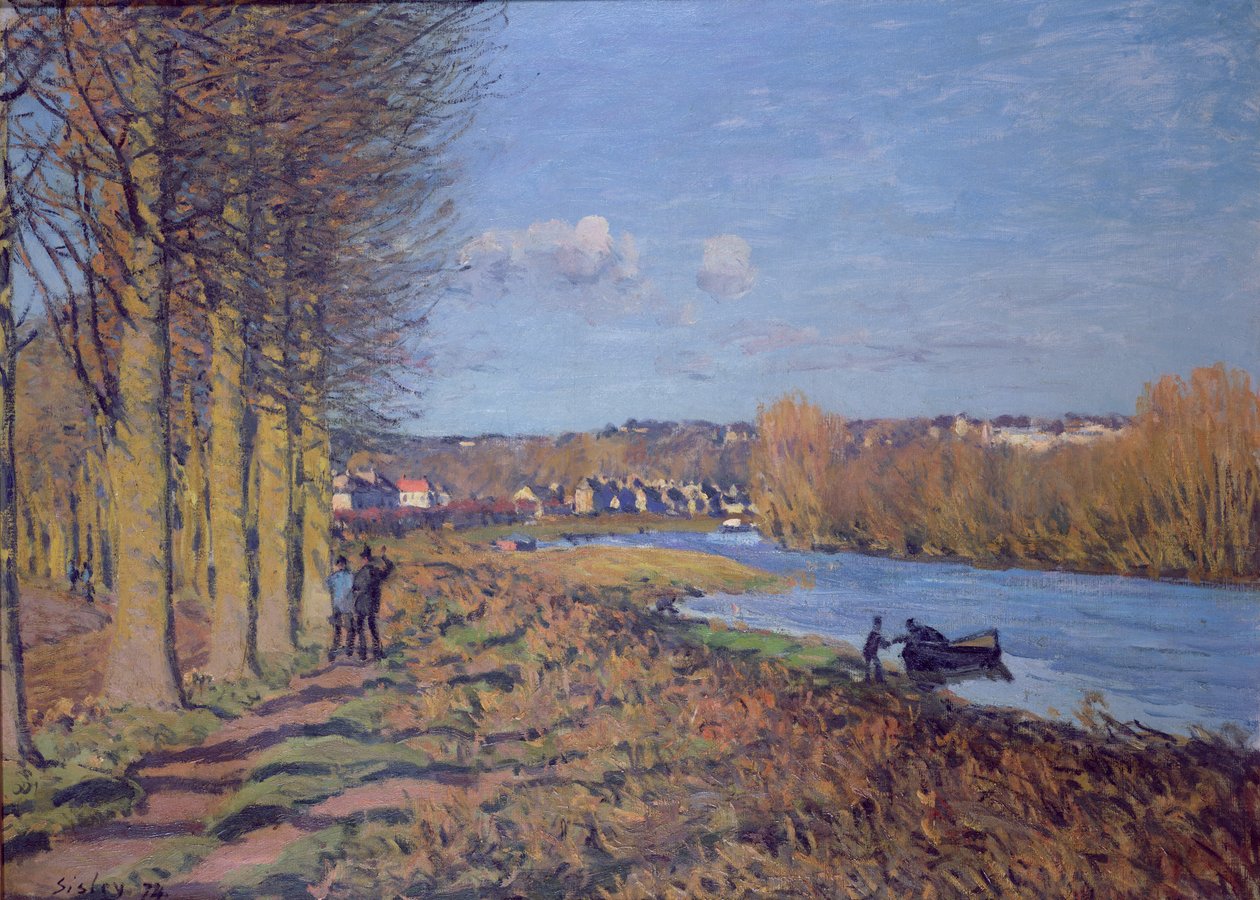 Winter Morning by Alfred Sisley