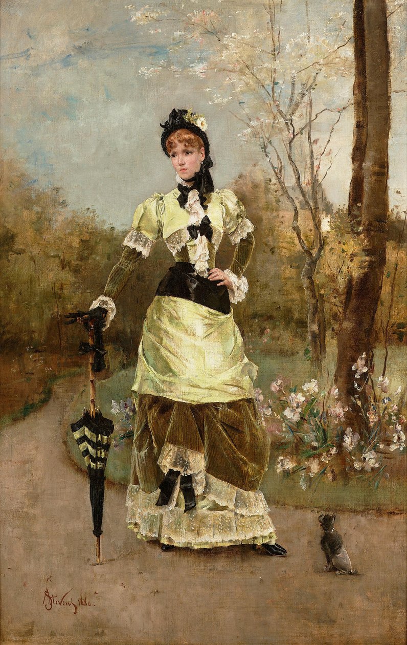 The Parisian by Alfred Emile Stevens