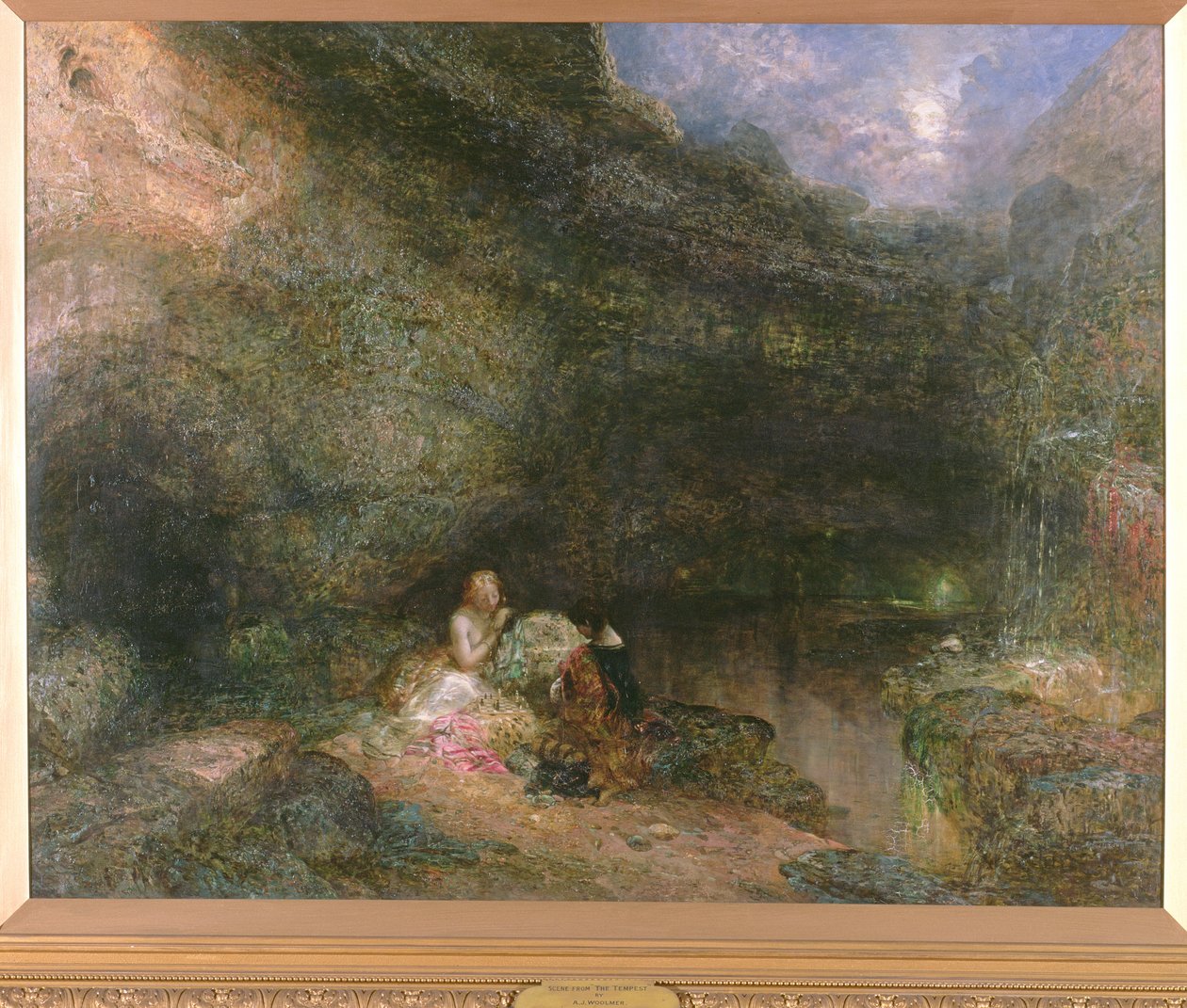 Scene from The Tempest by Alfred Woolmer