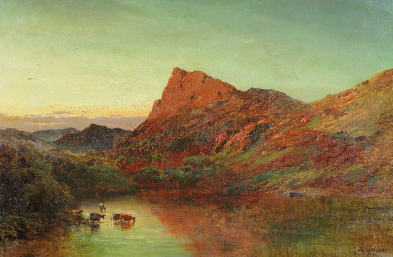 Dolwyddelan by Alfred de Breanski