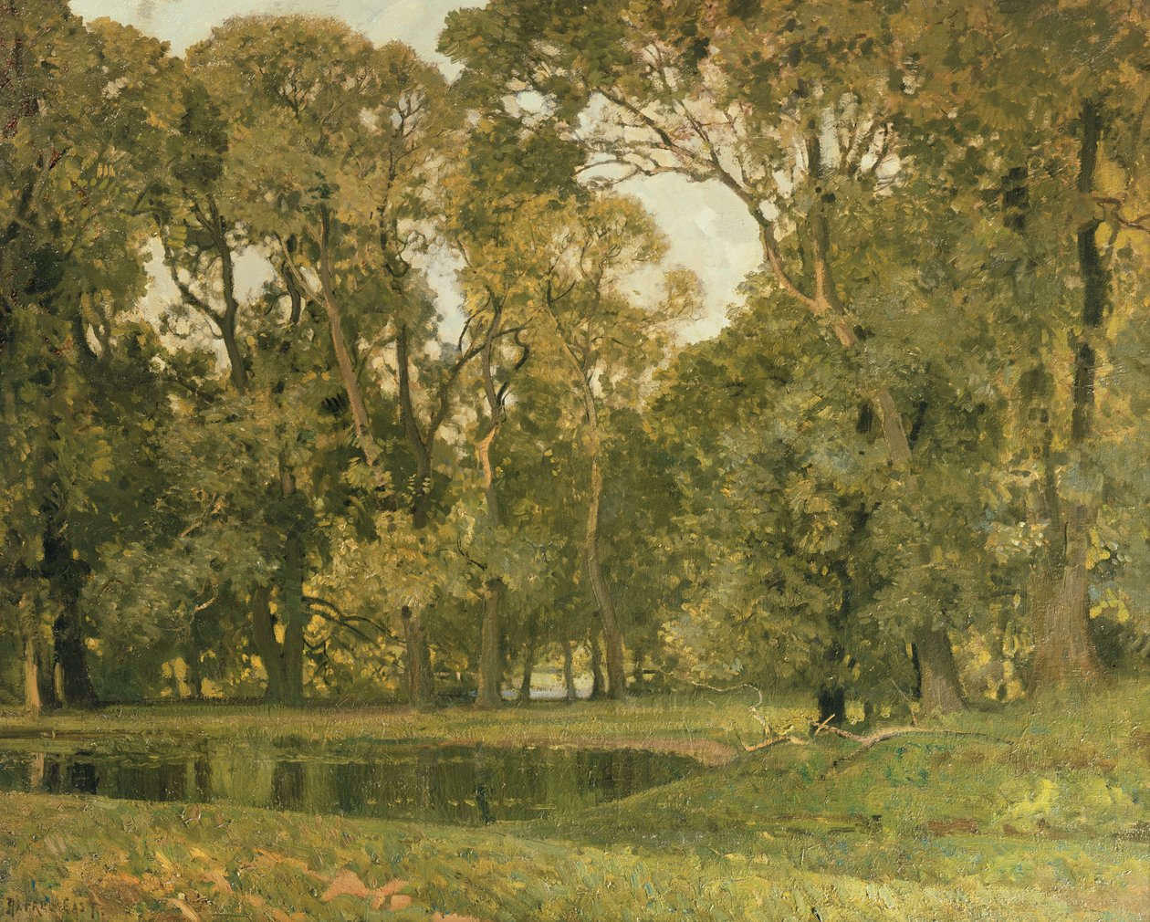 The Green Pool by Alfred East