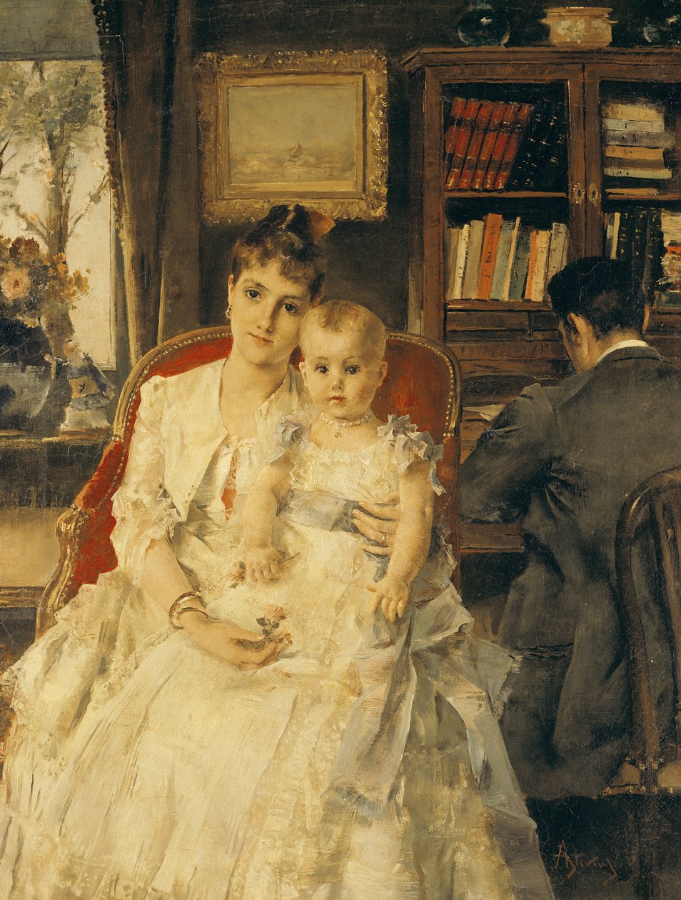 All Happiness (Family Scene) by Alfred Emile Stevens