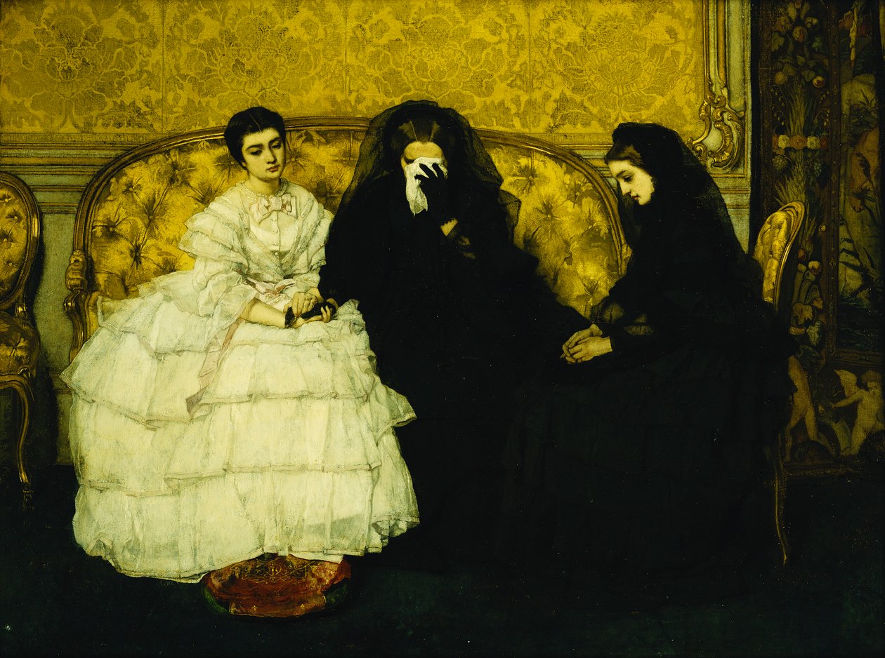 The Consolation by Alfred Emile Stevens