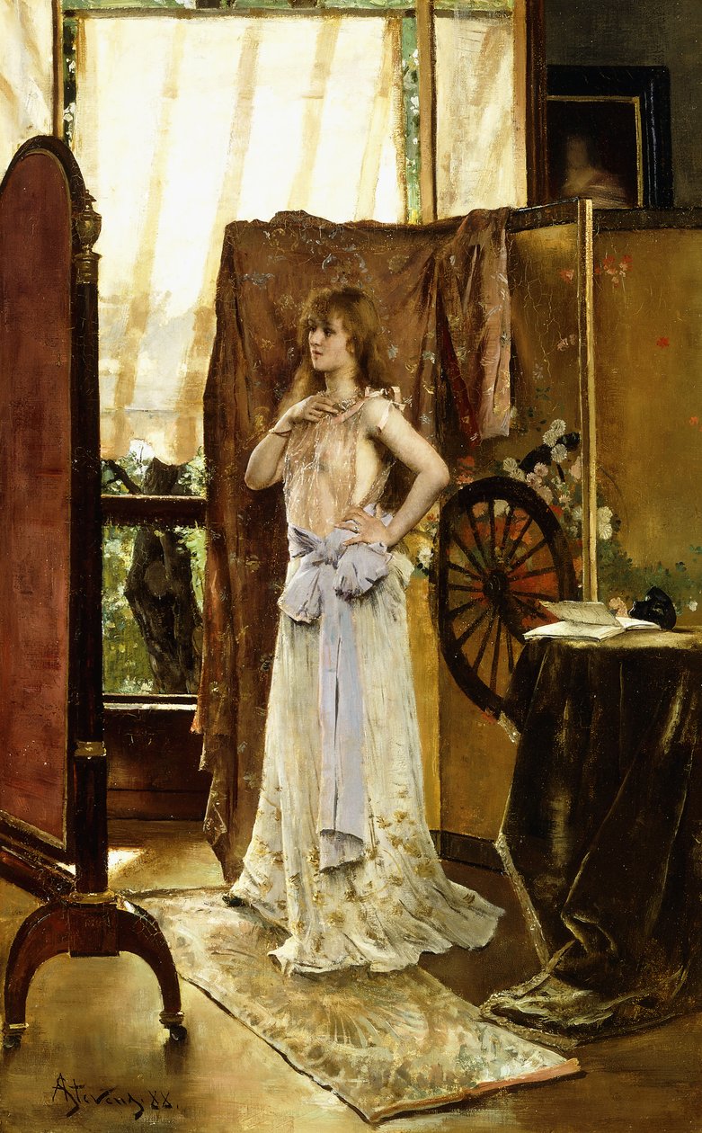Rehearsing by Alfred Emile Stevens