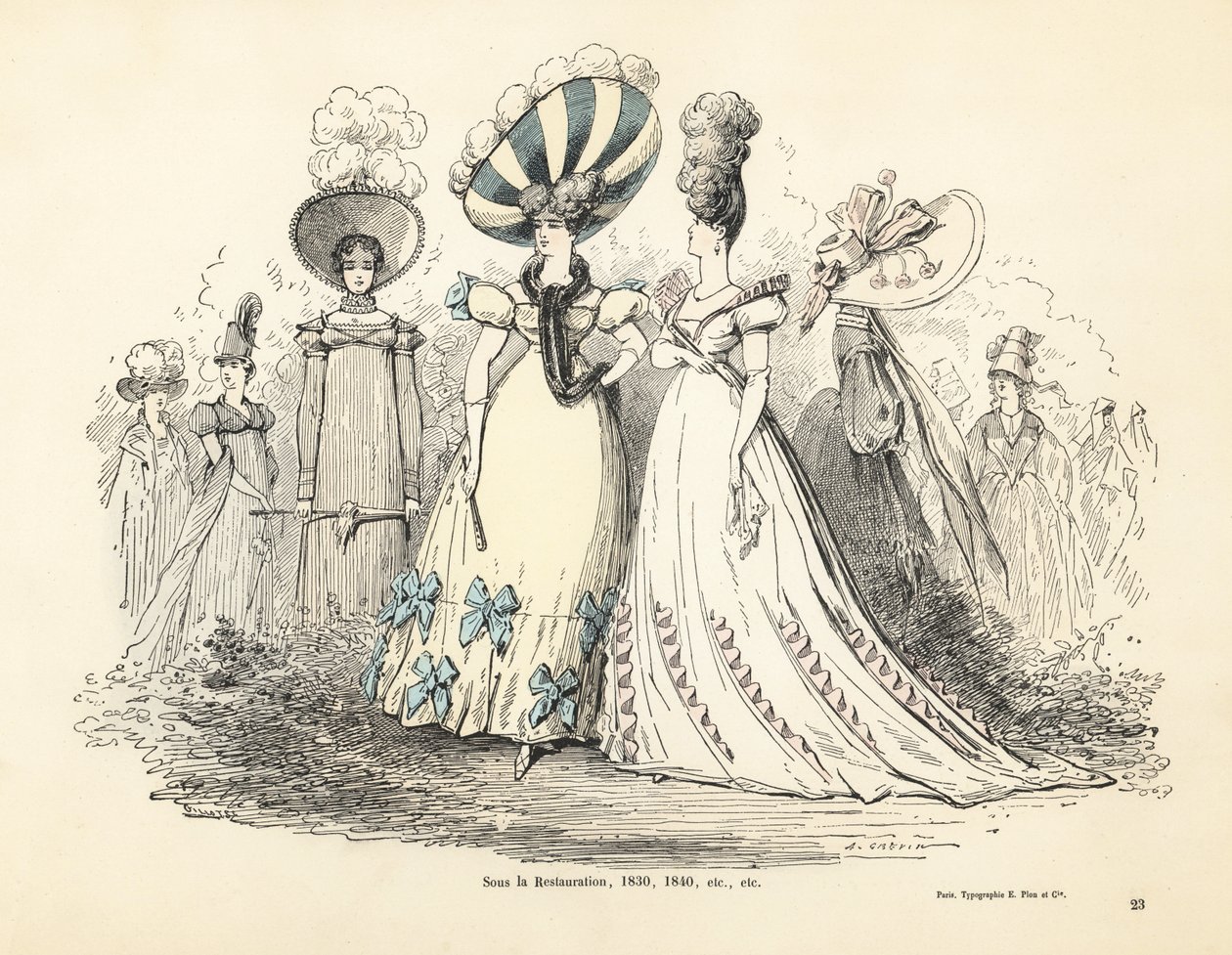 Costumes of the Bourbon Restoration by Alfred Grevin