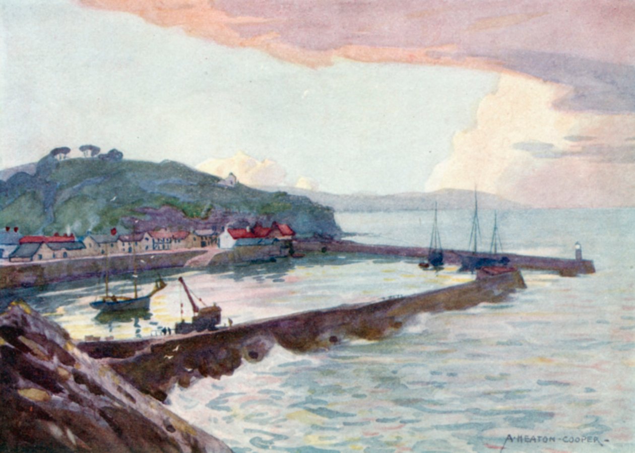 Watchet Harbour by Alfred Heaton Cooper