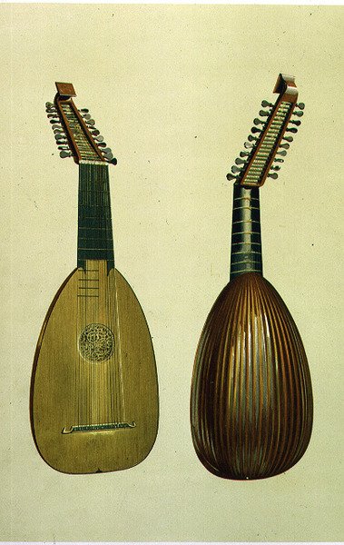 Lute, Italian by Alfred James Hipkins