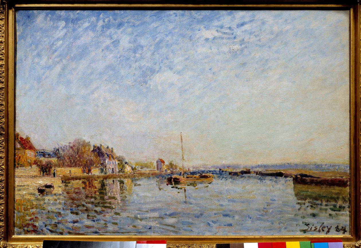 Canal du Loing by Alfred Sisley