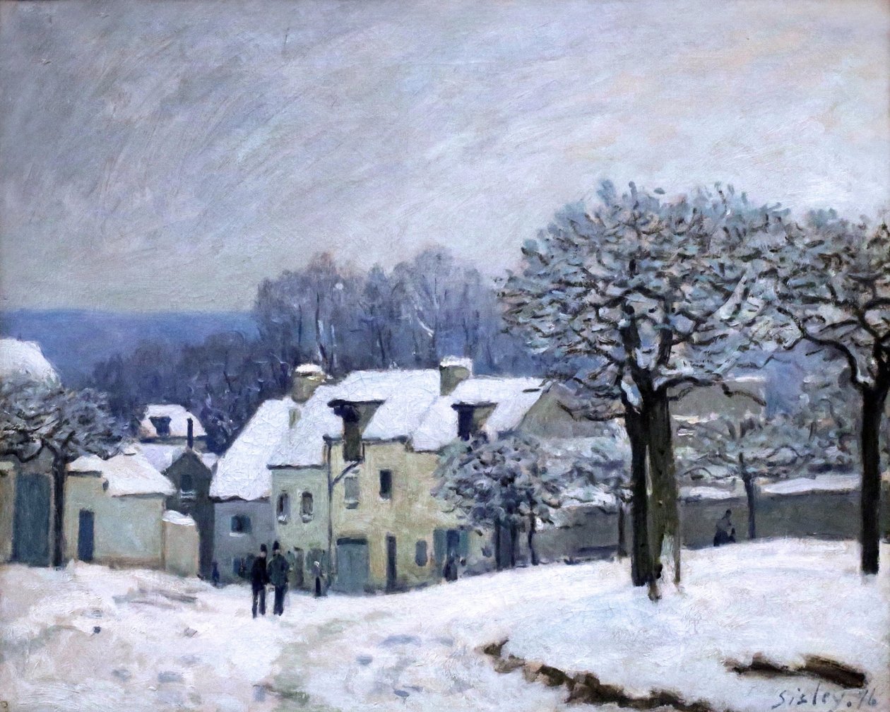 The Place du Chenil at Marly by Alfred Sisley