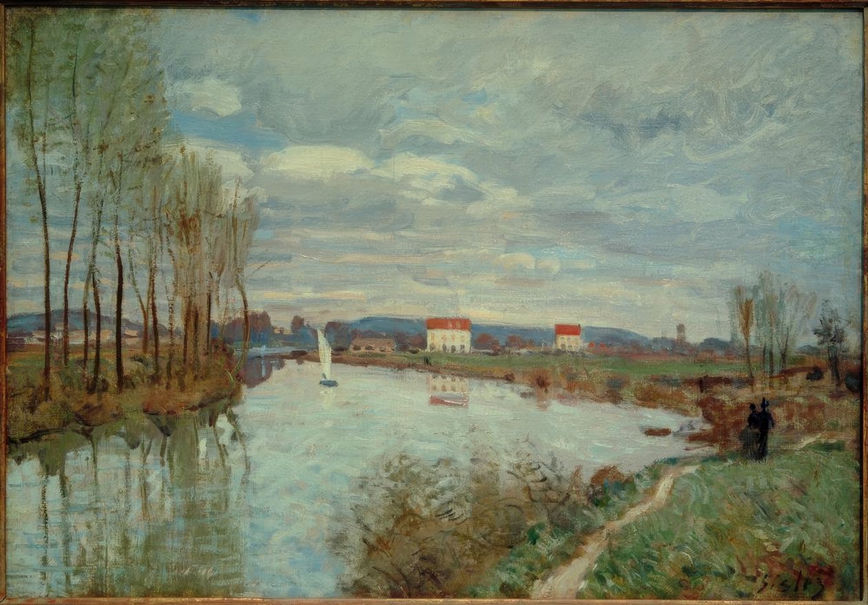 The Seine at Argenteuil by Alfred Sisley