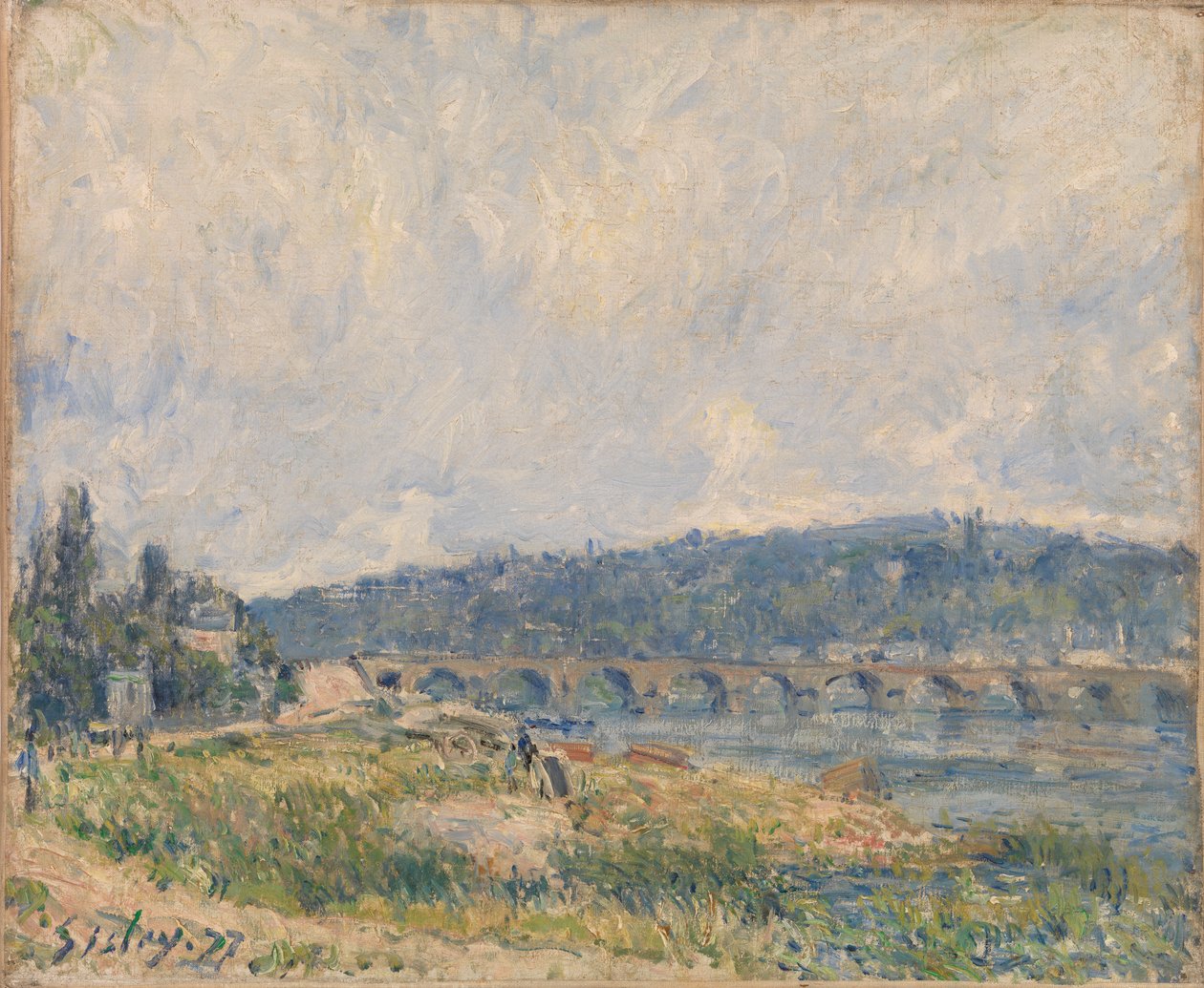 Sèvres Bridge by Alfred Sisley