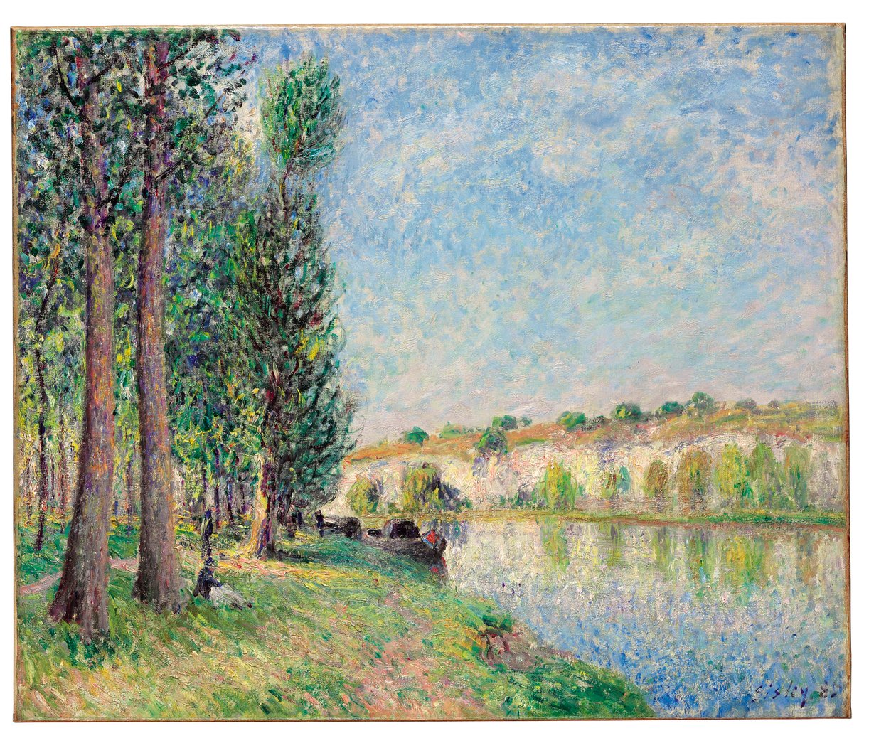 The Loing at Moret by Alfred Sisley