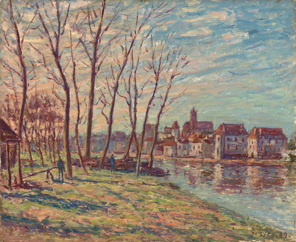 View of Moret by Alfred Sisley